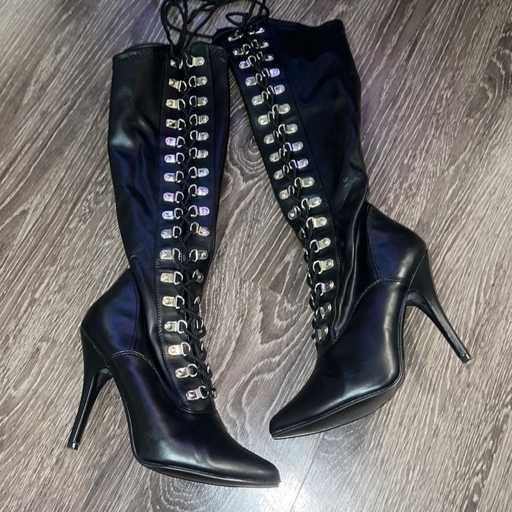 Pleaser Seduce 2024 Stiletto Heel Boots 5” heel